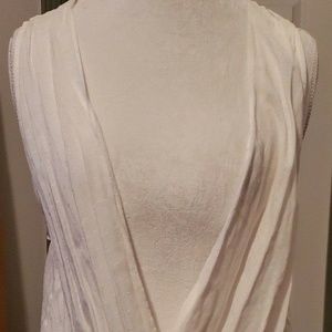 Women's Silence +Noise White Cross Front Tank